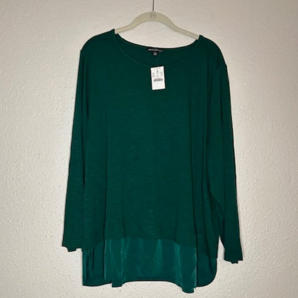 J. Crew Factory Layer Look Long Sleeve Top Size 3X